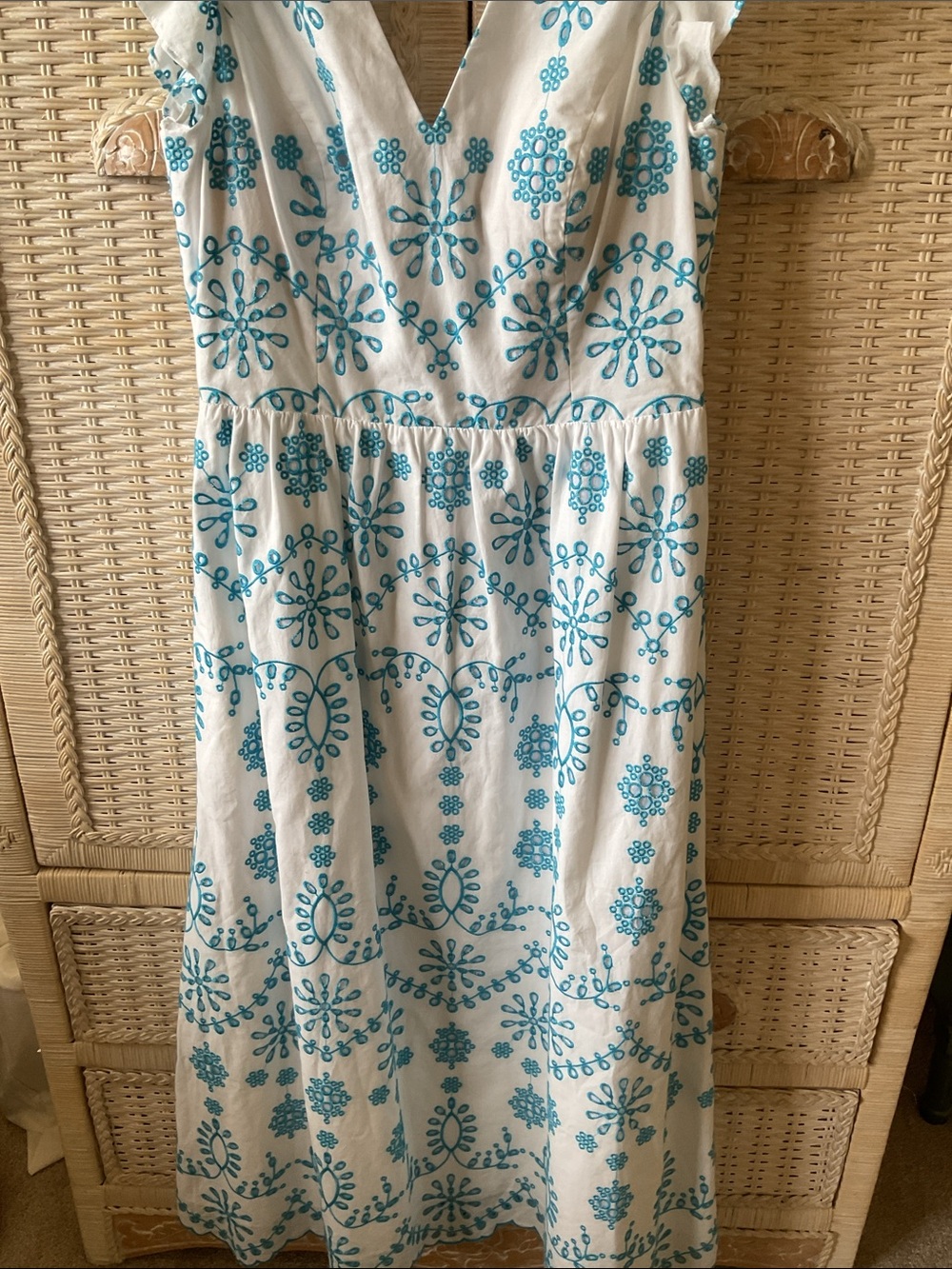 Lillyanne Eyelet MIDI Dress NWT - Picture 12 of 12